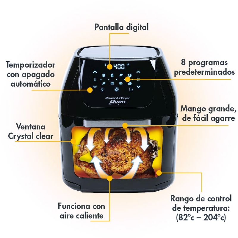 Power Air Fryer Oven características