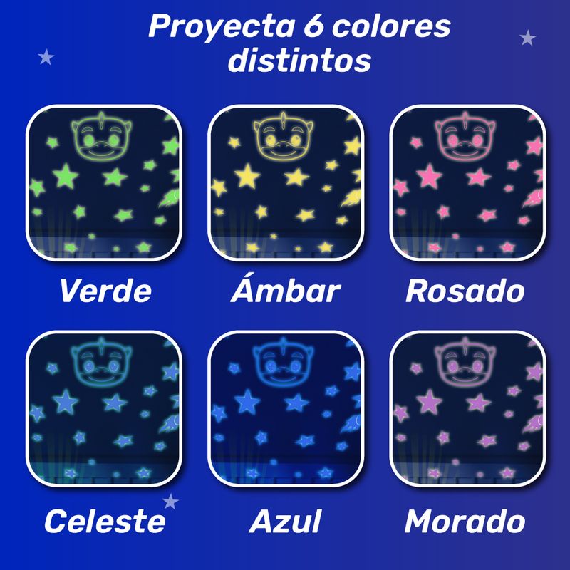 Star Belly Oso Azul muñeco con luces de diferentes colores