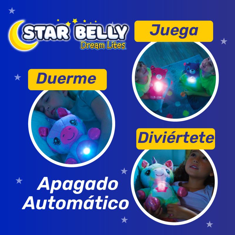 Star Belly Unicornio Púrpura muñeco de compañía para niños