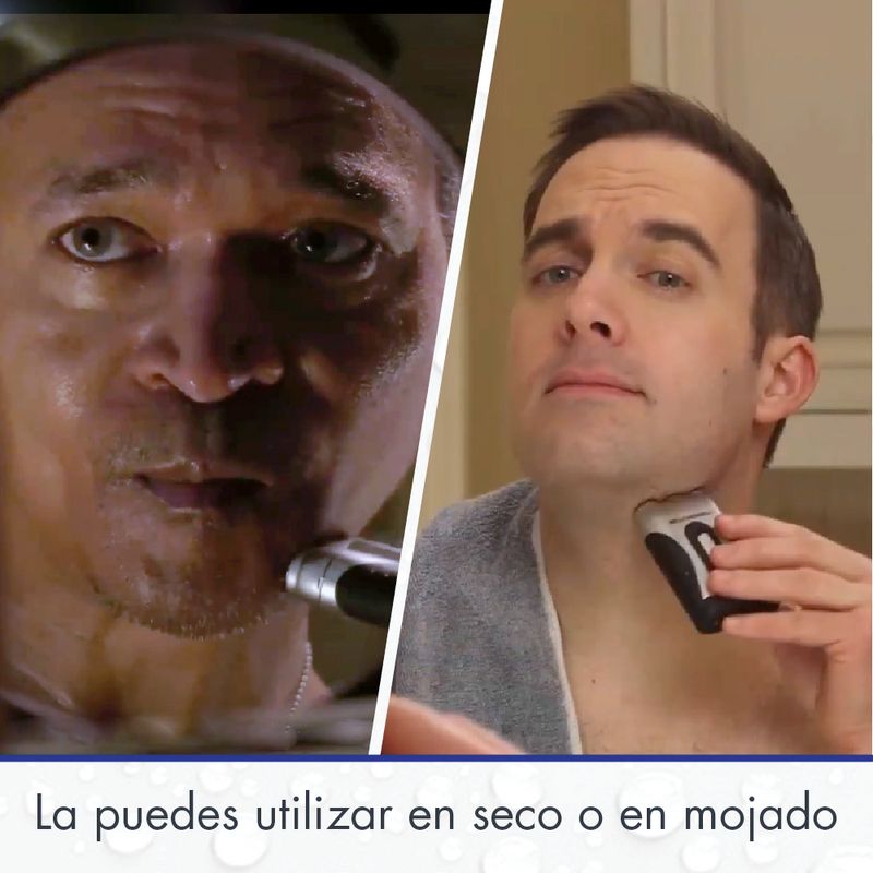 Tac Shaver afeitado en seco