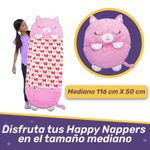 Happy Nappers Gato Rosa medidas
