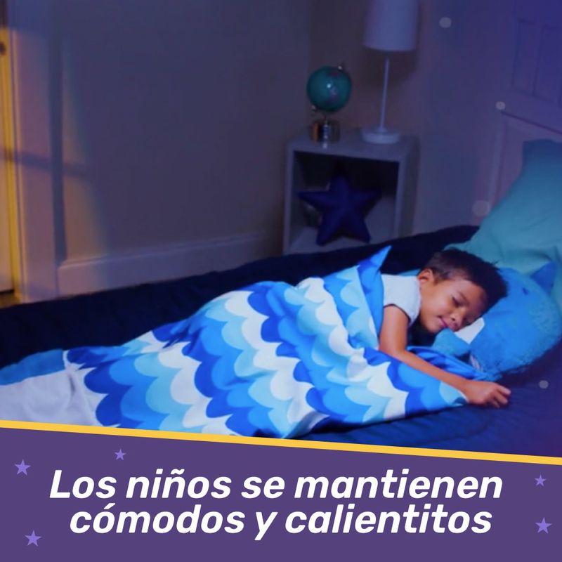 Happy Nappers Tiburón Azul saco de dormir