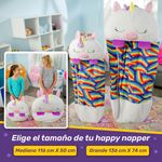 Happy Nappers Unicornio Blanco medidas