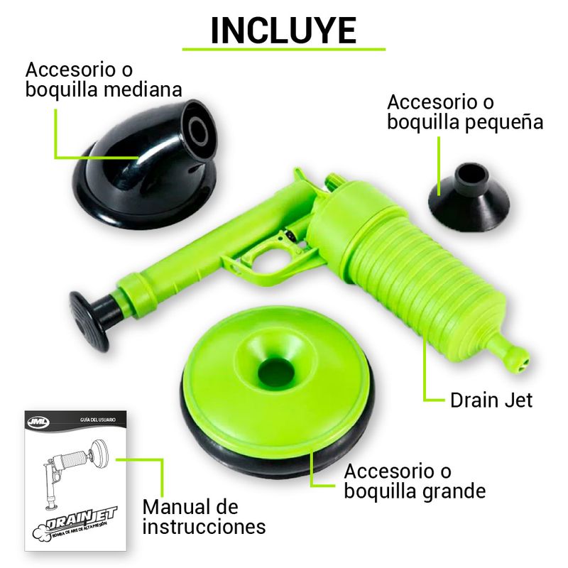 Drain Jet accesorios