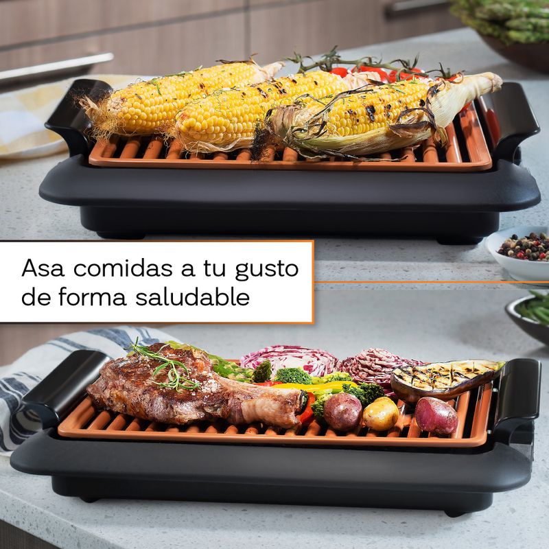 Gotham Steel Smokeless Grill asador eléctrico