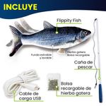 Flippity Fish Cat Toy accesorios