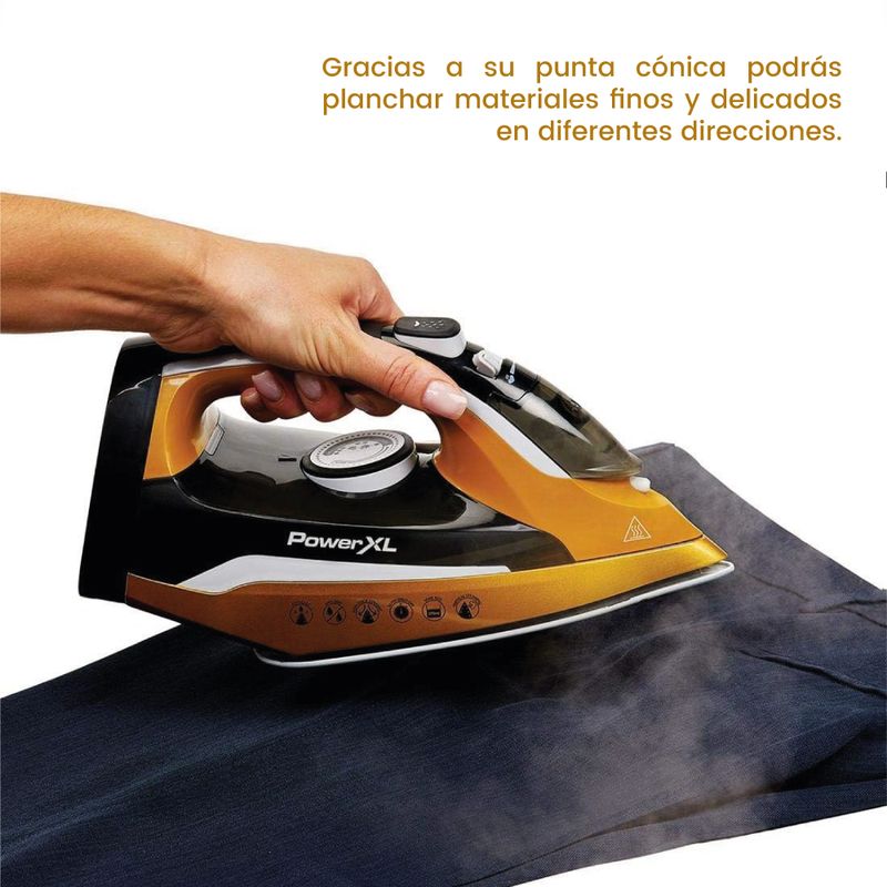 Plancha a vapor inalambrica Power Xl Iron Steamer