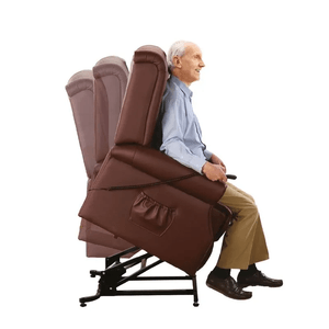 Sillón de lujo reclinable para abuelitos con elevador eléctrico, brinda masaje con calor - Stand Up Seat