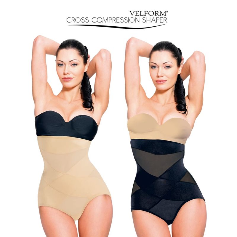 tvnovedadestv-Prenda-moldeadora-control-abdomen-gluteos-Velform-Cross-Compression-Shaper-01