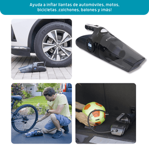 Max Airflow Aspiradora e infladora 3 en 1 portátil