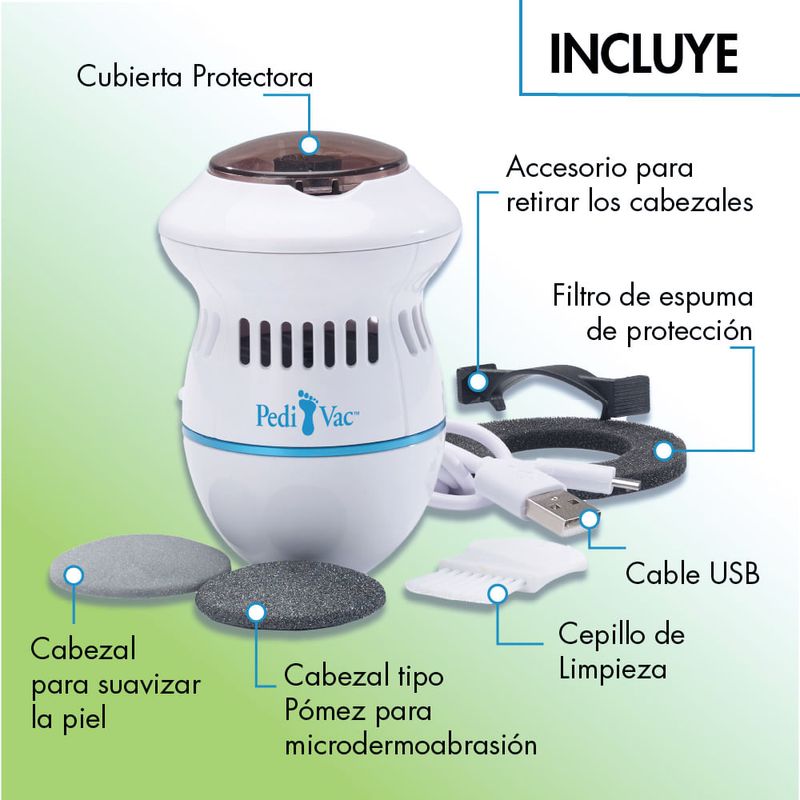 Pedi-Vac-caracteristicas