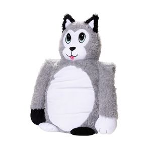 Peluche Que Abraza Little Big Hugs  grey husky