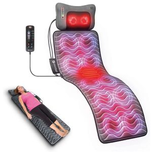 Colchoneta de masaje con terapia de calor y cojín removible- Powermat By Power Fit