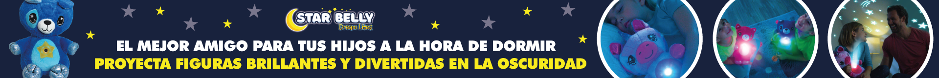 Tvnovedadestv,Peluche proyector, Star Belly, Id:405