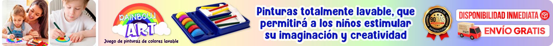 Tvnovedadestv,Juego de pinturas, Rainbow Art, Id:520
